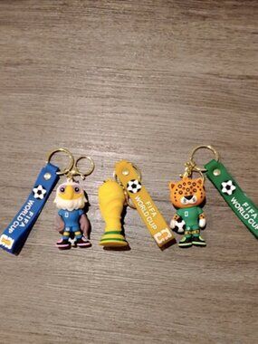 Mascot & Trophy Keychain Set | World Cup 2026